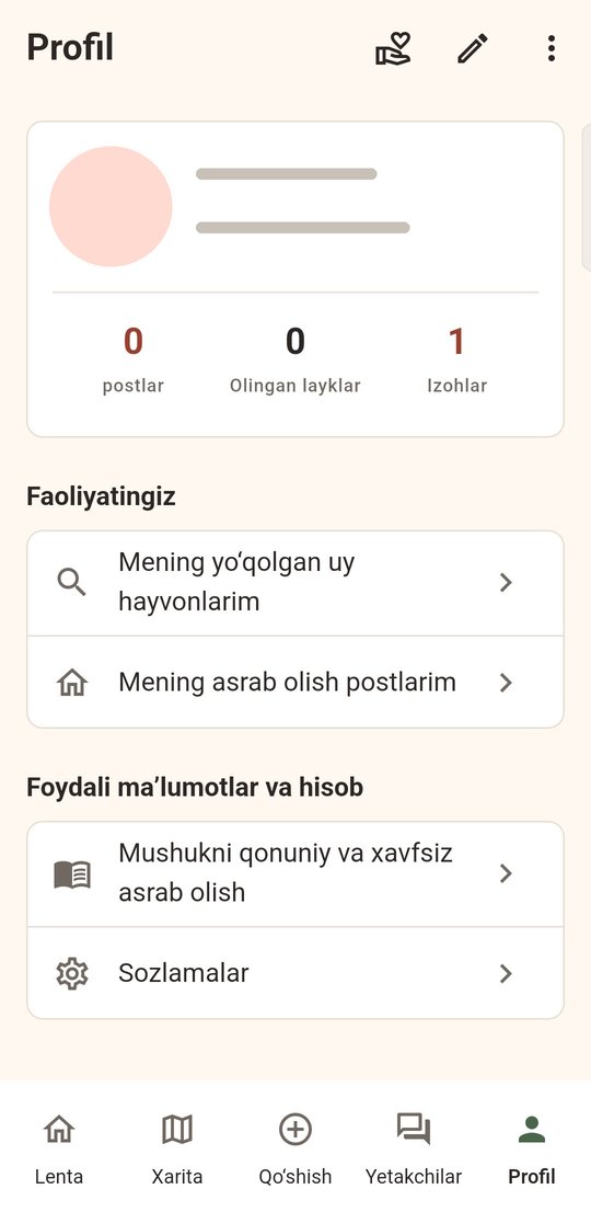 Mushukistan profile with personal activity and account settings; personal details concealed